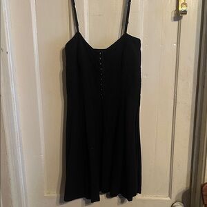 Aeropostale Black Mini Dress with Spaghetti Straps